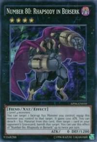 Number 80: Rhapsody in Berserk AP06-EN010 card from Astral Pack 6