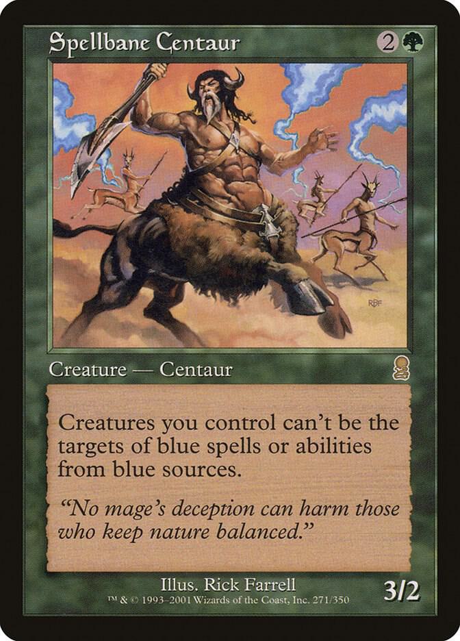 Spellbane Centaur 271 card from Odyssey