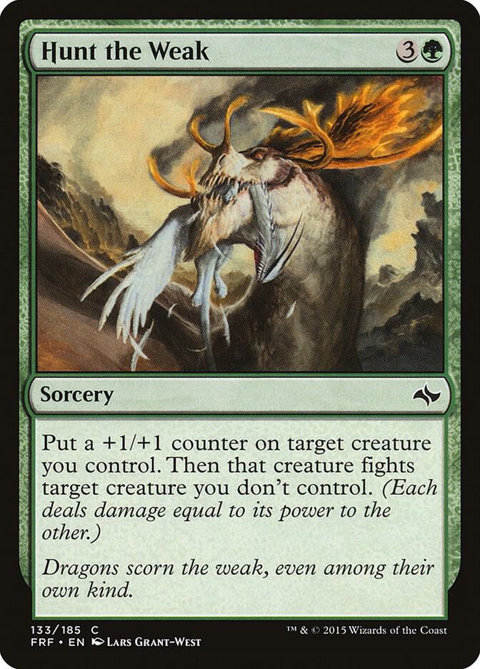 Hunt the Weak 133 card from Fate Reforged
