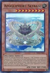 Apoqliphort Skybase SECE-EN023 card from Secrets of Eternity