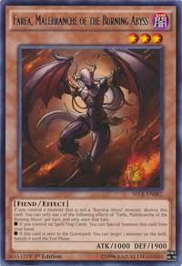 Farfa, Malebranche of the Burning Abyss SECE-EN082 card from Secrets of Eternity