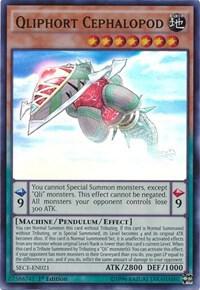 Qliphort Cephalopod SECE-EN021 card from Secrets of Eternity