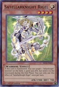 Satellarknight Rigel SECE-EN025 card from Secrets of Eternity