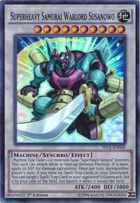 Superheavy Samurai Warlord Susanowo SECE-EN048 card from Secrets of Eternity