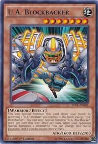 U.A. Blockbacker SECE-EN088 card from Secrets of Eternity
