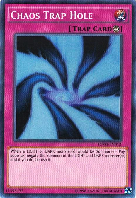 Chaos Trap Hole OP03-EN012 card from OTS Tournament Pack 3