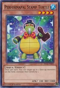 Performapal Stamp Turtle SECE-EN005 card from Secrets of Eternity