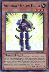 Superheavy Samurai Flutist SECE-EN007 card from Secrets of Eternity