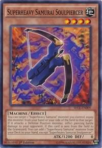 Superheavy Samurai Soulpiercer SECE-EN009 card from Secrets of Eternity
