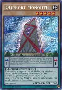 Qliphort Monolith SECE-EN020 card from Secrets of Eternity
