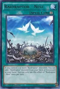Raidraptor - Nest SECE-EN054 card from Secrets of Eternity