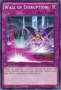 Wall of Disruption SECE-EN068 card from Secrets of Eternity