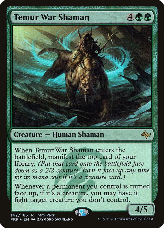 Temur War Shaman 142 card from Unique and Miscellaneous Promos