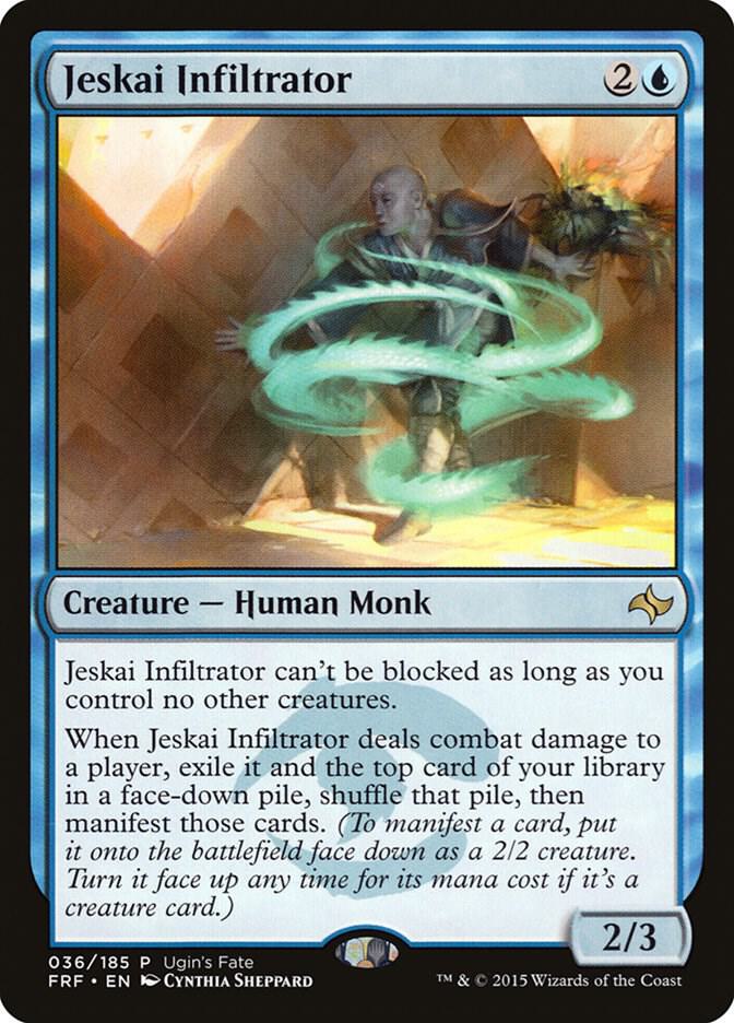 Jeskai Infiltrator 36 card from Ugin's Fate Promos