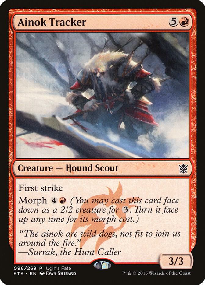 Ainok Tracker 96 card from Ugin's Fate Promos