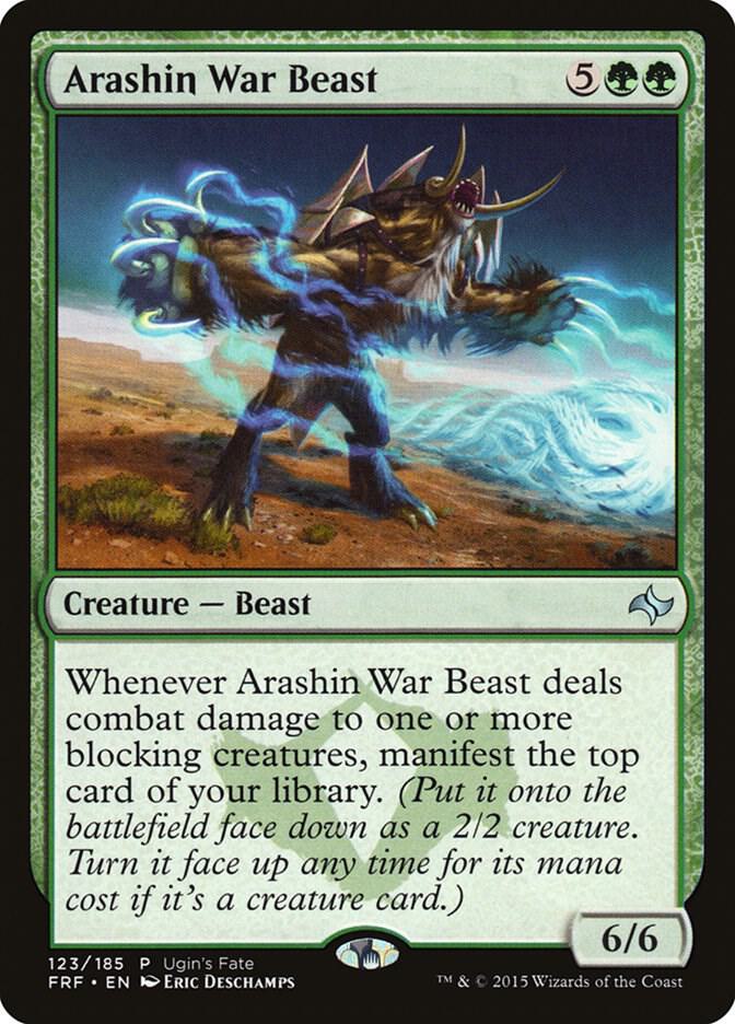 Arashin War Beast 123 card from Ugin's Fate Promos