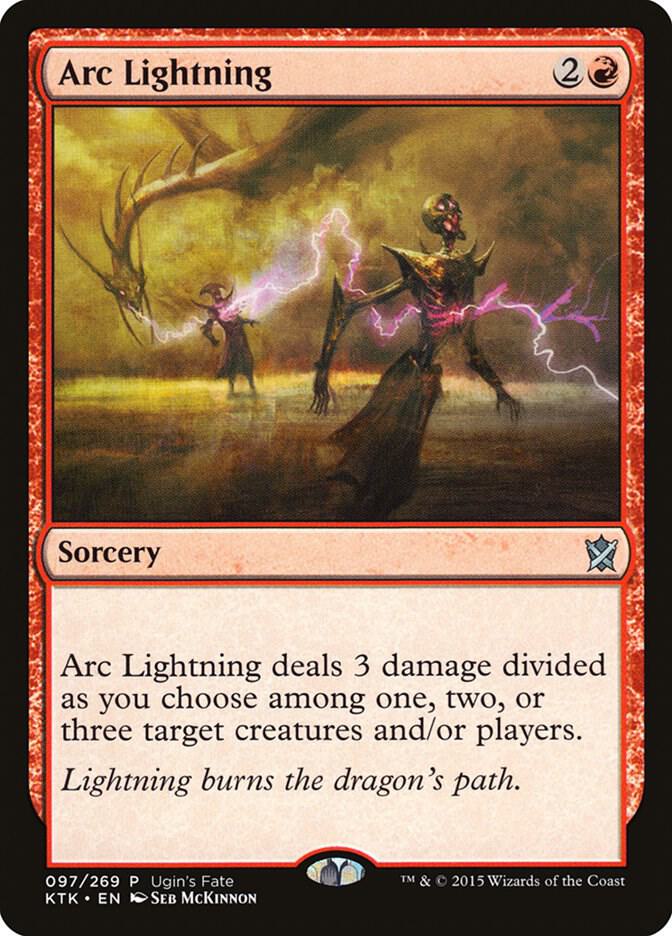Arc Lightning 97 card from Ugin's Fate Promos