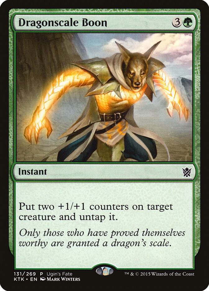 Dragonscale Boon 131 card from Ugin's Fate Promos