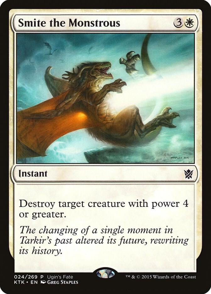 Smite the Monstrous 24 card from Ugin's Fate Promos