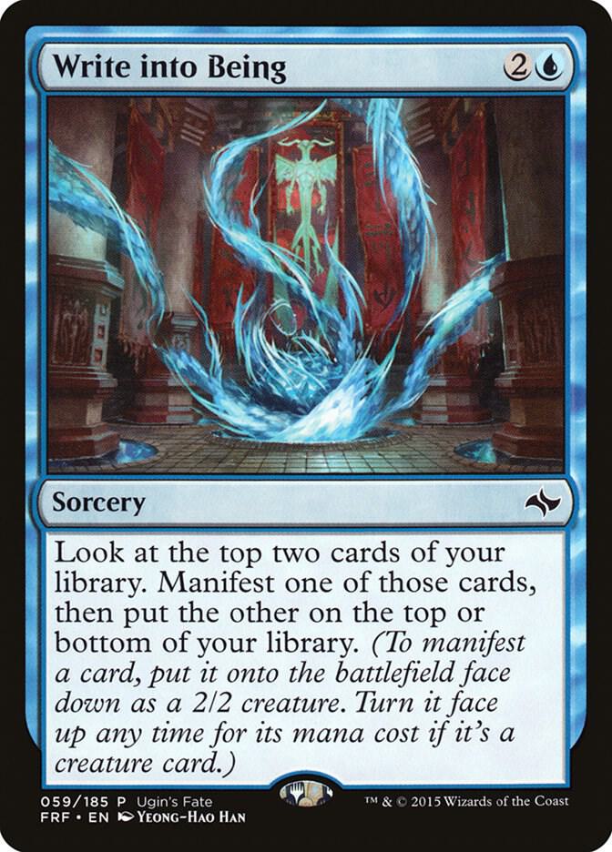 Write into Being 59 card from Ugin's Fate Promos