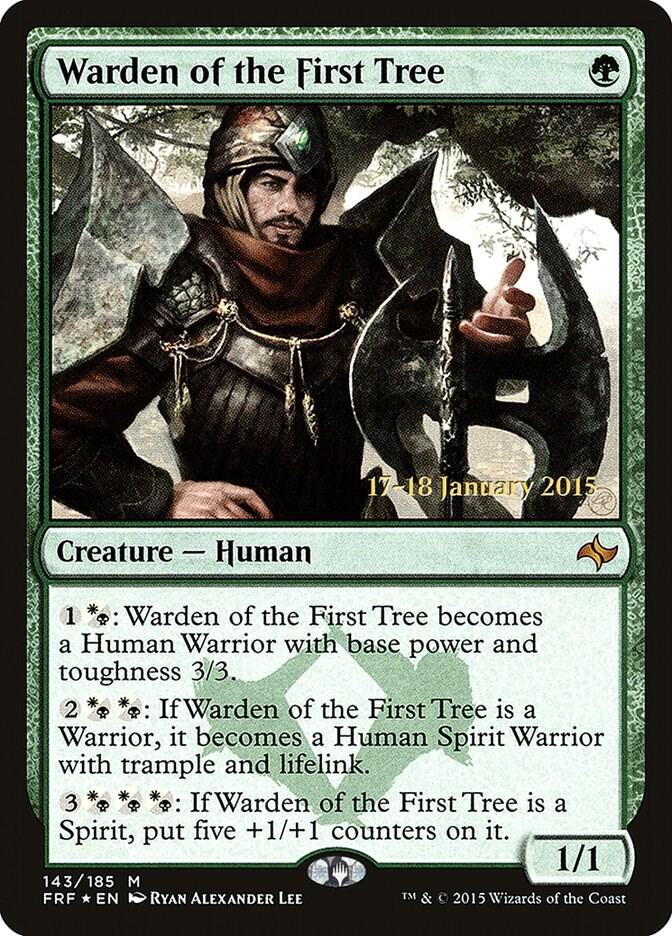 Warden of the First Tree 143 card from Prerelease Cards