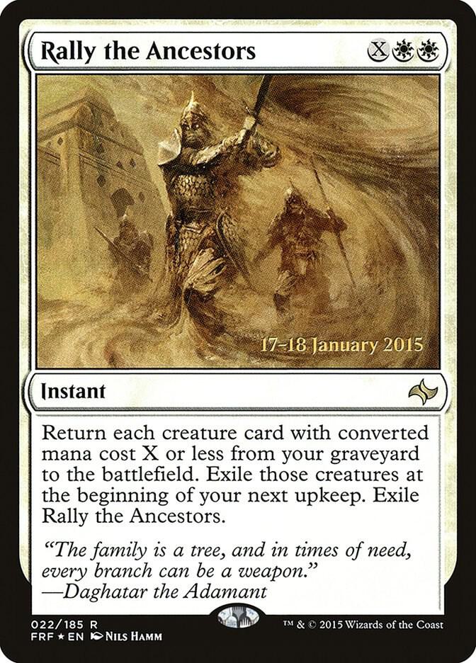 Rally the Ancestors 22 card from Prerelease Cards