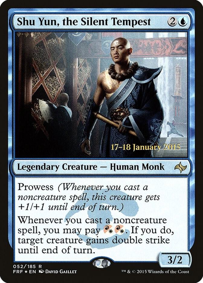 Shu Yun, the Silent Tempest 52 card from Prerelease Cards