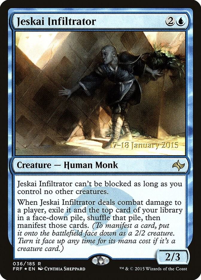 Jeskai Infiltrator 36 card from Prerelease Cards