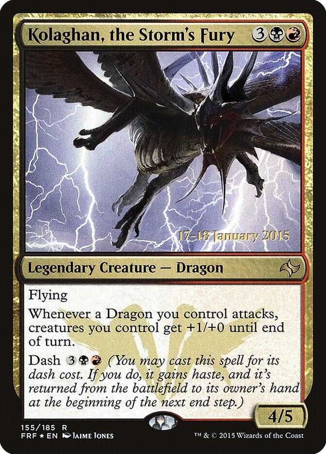 Kolaghan, the Storm's Fury 155 card from Prerelease Cards