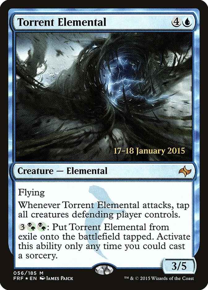 Torrent Elemental 56 card from Prerelease Cards