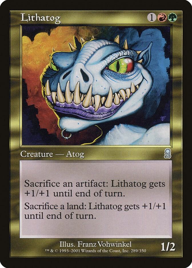 Lithatog 289 card from Odyssey