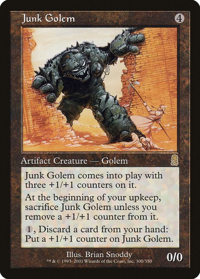 Junk Golem 300 card from Odyssey