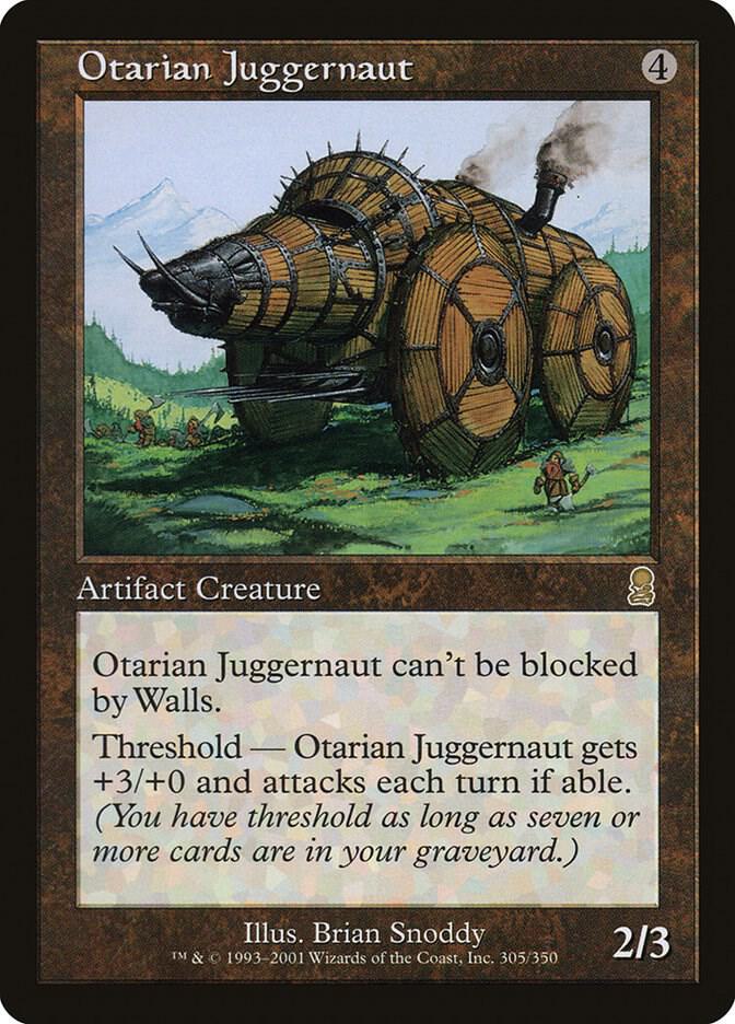 Otarian Juggernaut 305 card from Odyssey