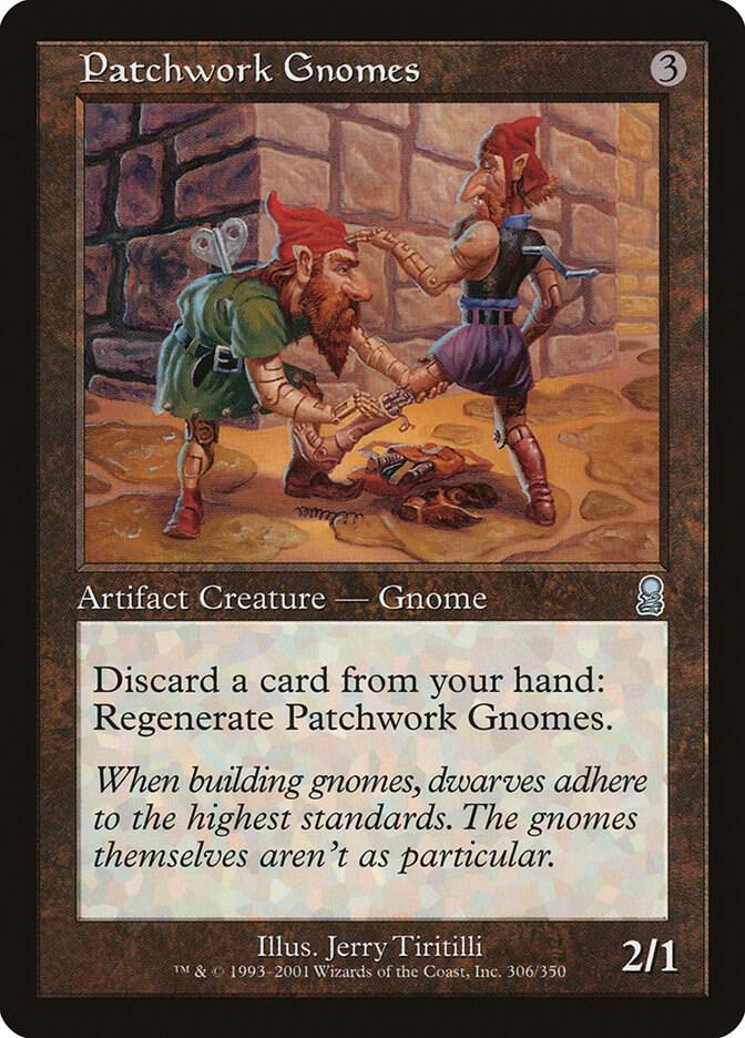 Patchwork Gnomes 306 card from Odyssey