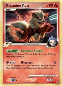 Arcanine G - 15/147 015/147 card from Deck Exclusives