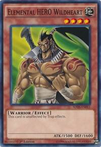 Elemental HERO Wildheart SDHS-EN011 card from Structure Deck: HERO Strike