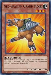Neo-Spacian Grand Mole SDHS-EN013 card from Structure Deck: HERO Strike