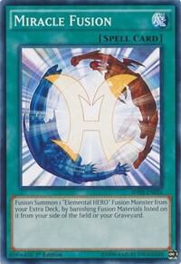 Miracle Fusion SDHS-EN024 card from Structure Deck: HERO Strike