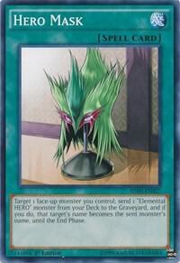 Hero Mask SDHS-EN027 card from Structure Deck: HERO Strike