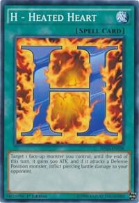 H - Heated Heart SDHS-EN028 card from Structure Deck: HERO Strike