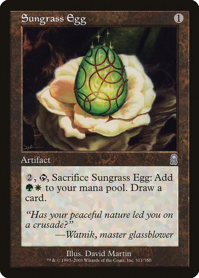Sungrass Egg 311 card from Odyssey
