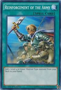 Reinforcement of the Army SDHS-EN032 card from Structure Deck: HERO Strike