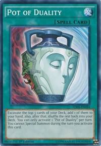 Pot of Duality SDHS-EN034 card from Structure Deck: HERO Strike