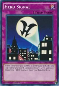 Hero Signal SDHS-EN035 card from Structure Deck: HERO Strike