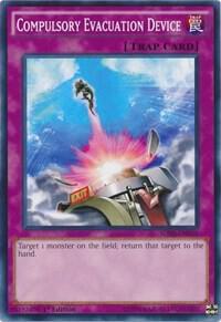 Compulsory Evacuation Device SDHS-EN039 card from Structure Deck: HERO Strike
