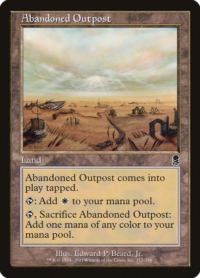Abandoned Outpost 312 card from Odyssey