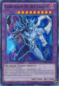 Contrast HERO Chaos SDHS-EN041 card from Structure Deck: HERO Strike