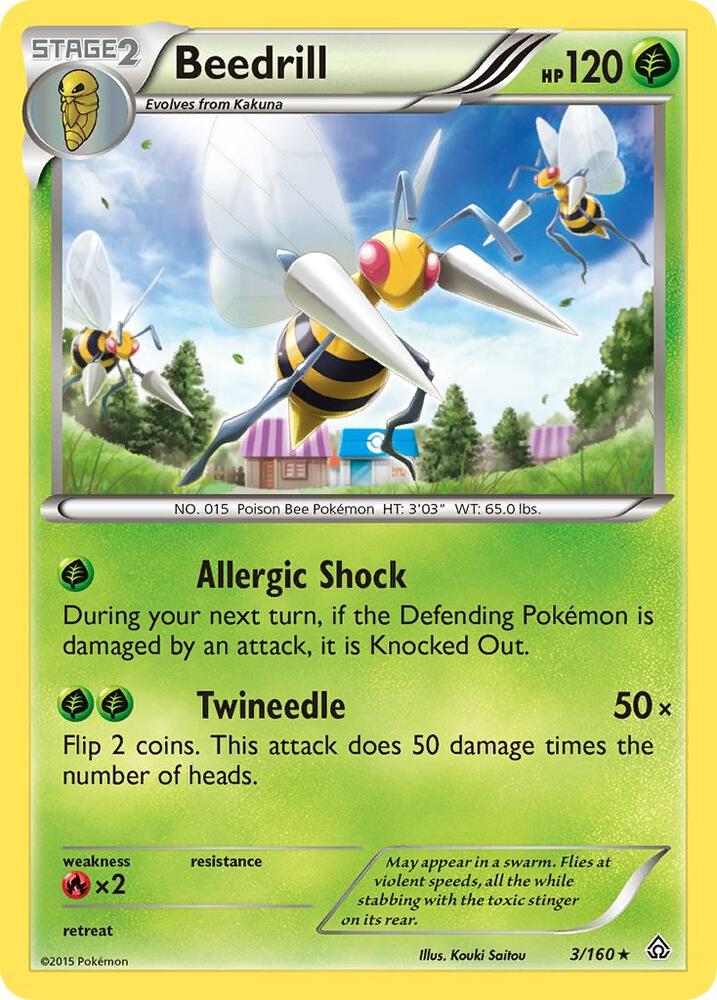 Beedrill 3/160 card from XY - Primal Clash