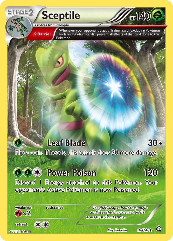 Sceptile (Omega) 9/160 card from XY - Primal Clash