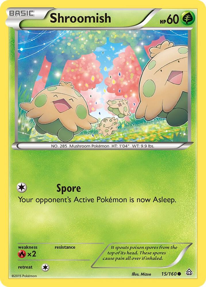 Shroomish 15/160 card from XY - Primal Clash
